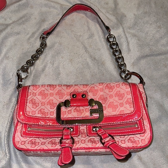 Beautiful Vintage Pink Shoulder Bag - Picture 10 of 14